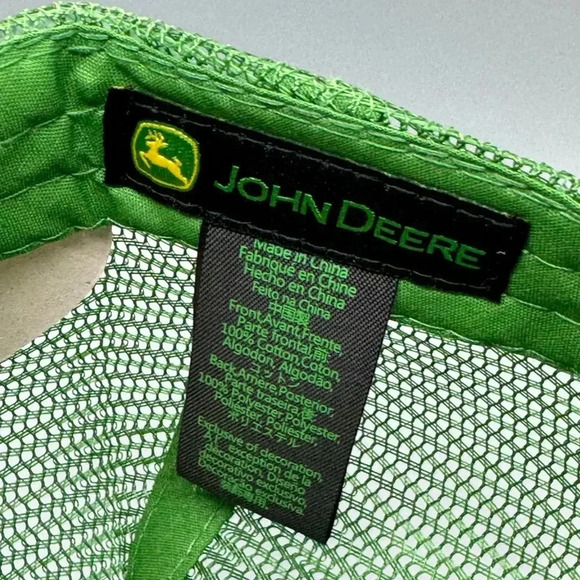 Official John Deere Hat Trucker Snap Back Baseball  Cap - Picture 7 of 8